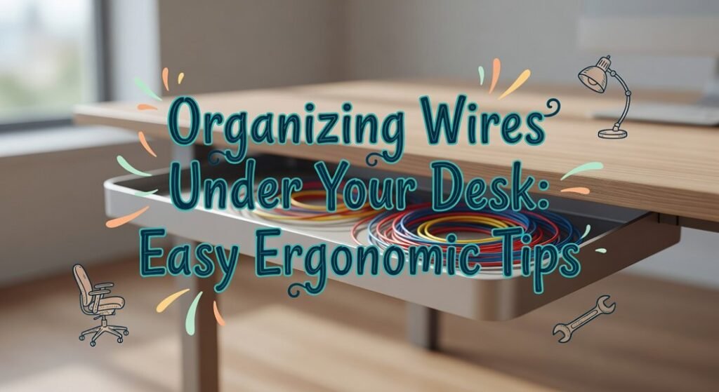 neat wire workspace organization