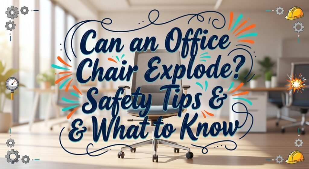 office chair explosion prevention