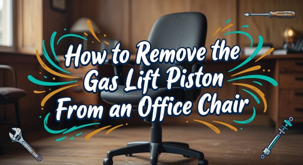 office chair piston removal