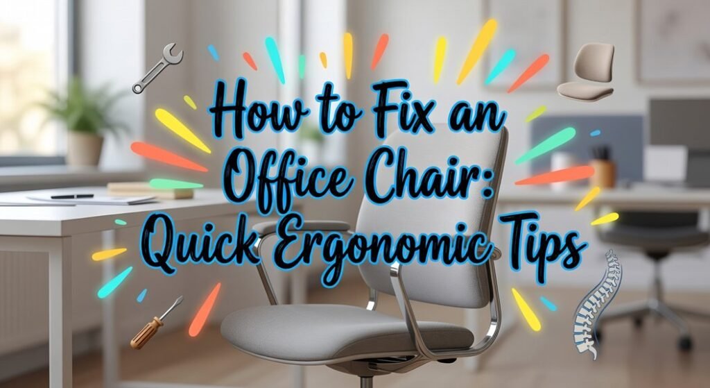 office chair repair tips