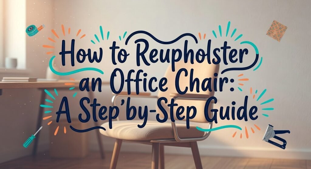 office chair reupholstering instructions