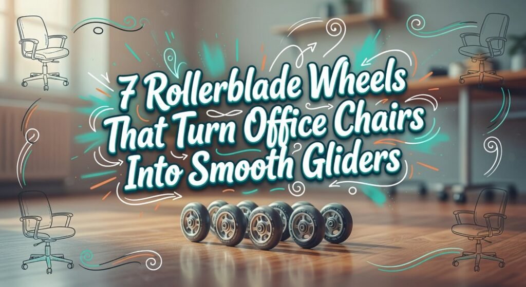 office chair wheel rollerblade upgrades