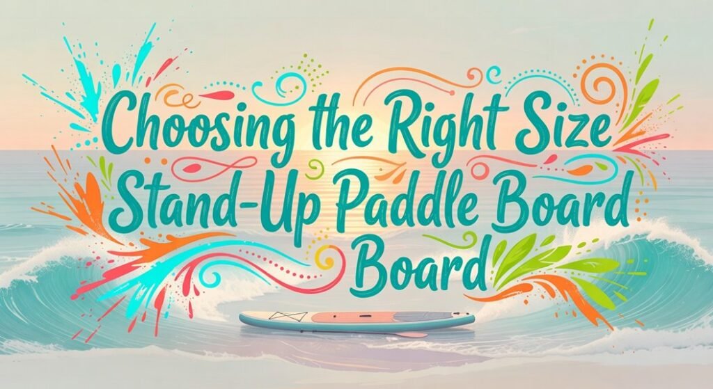 paddle board sizing guide