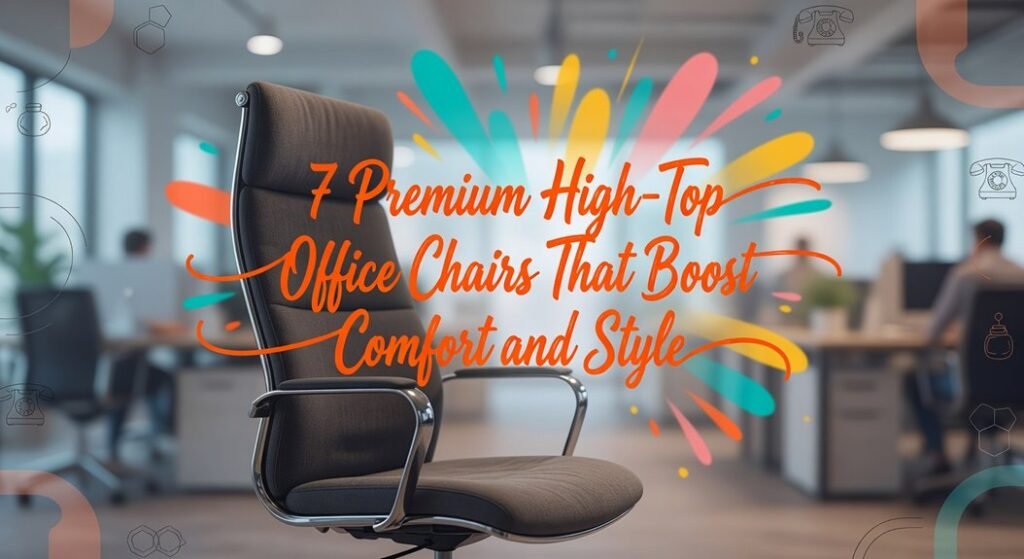 premium high top office chairs