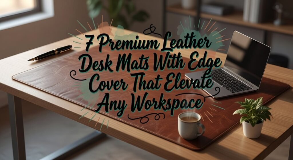 premium leather desk mats