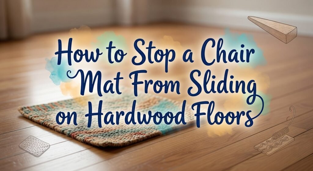 prevent slippery chair mats