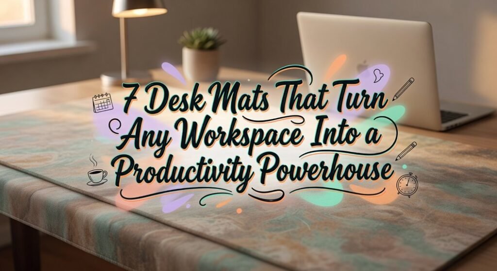 productivity boosting desk mats