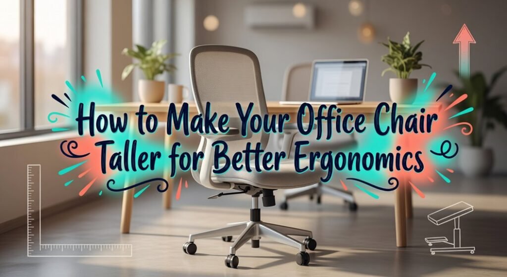 raise chair for ergonomics