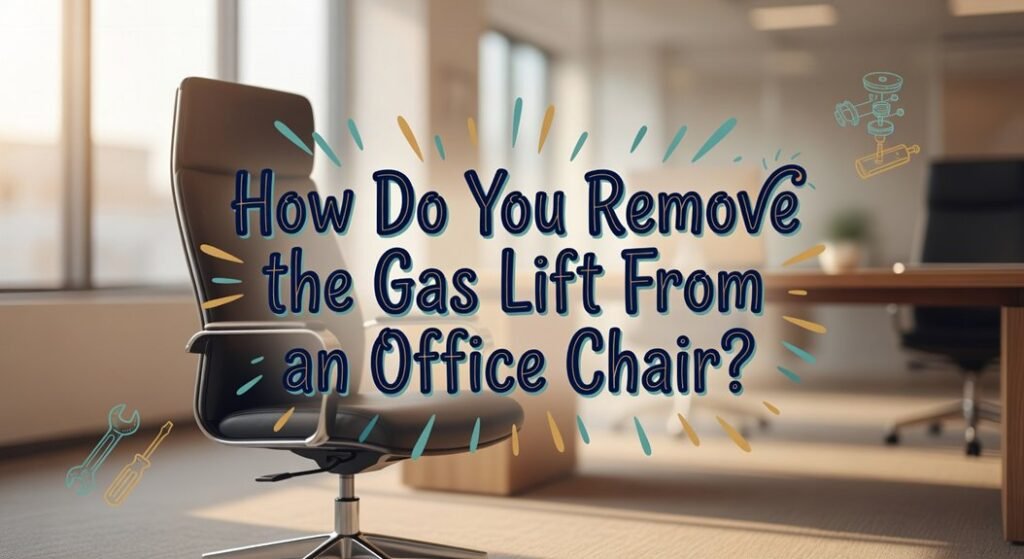 remove office chair cylinder