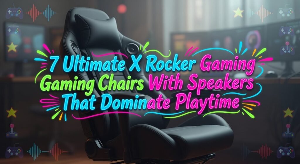 rocking gaming chairs with speakers