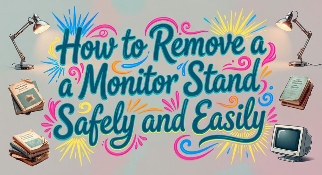 safe monitor stand removal