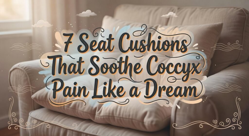 seven cushions ease coccyx