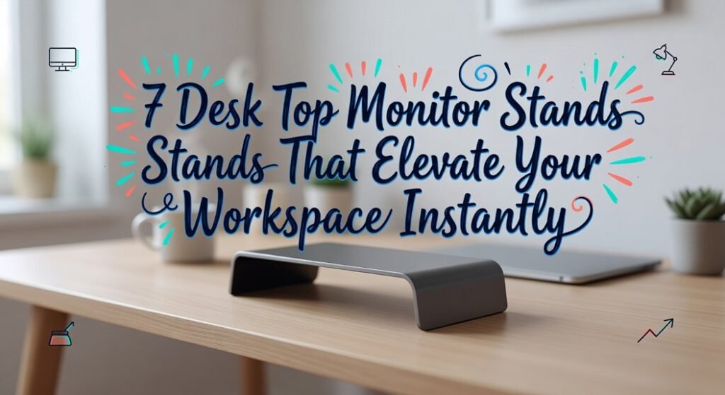 seven desk monitor stands