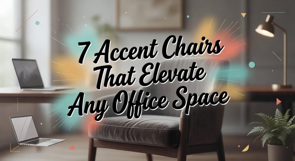 seven office accent chairs