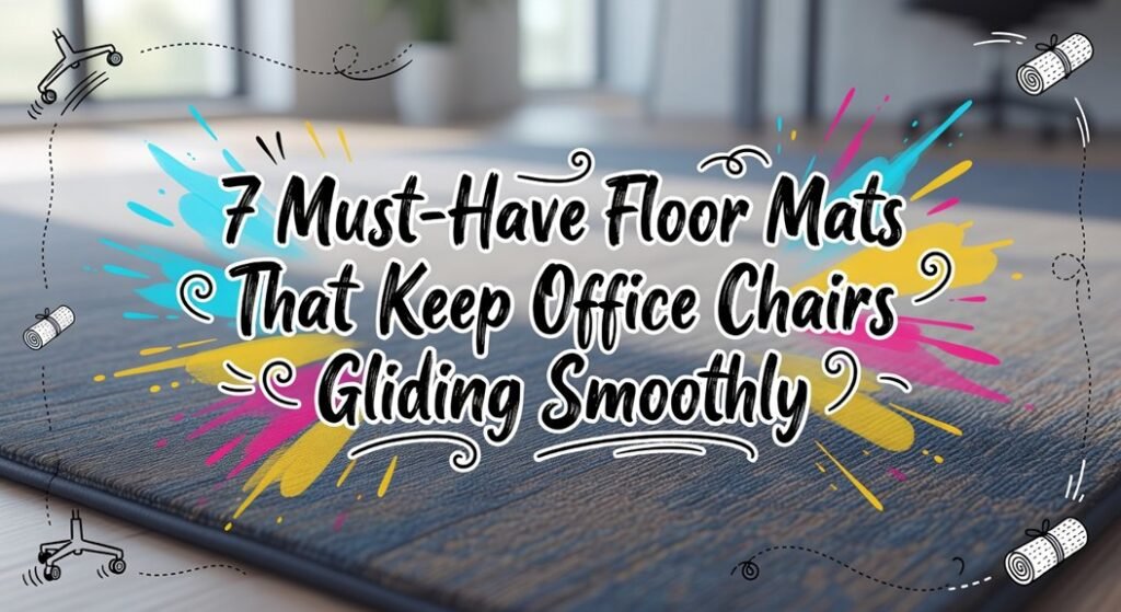 smooth office chair mats