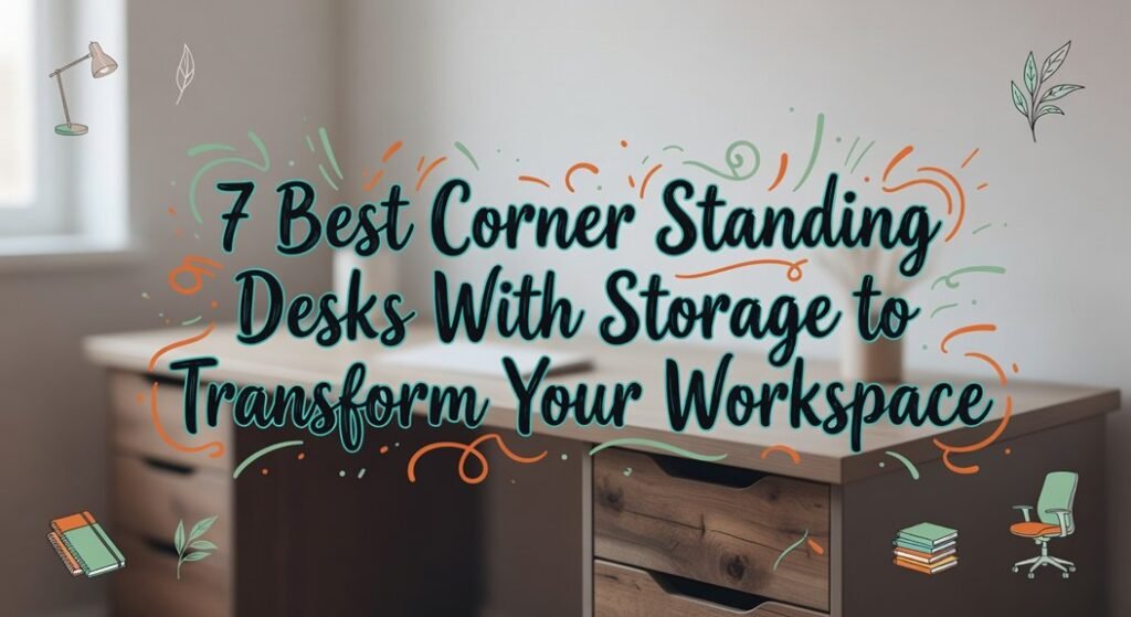 standing desks storage corner