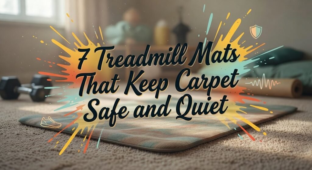 treadmill carpet protection mats