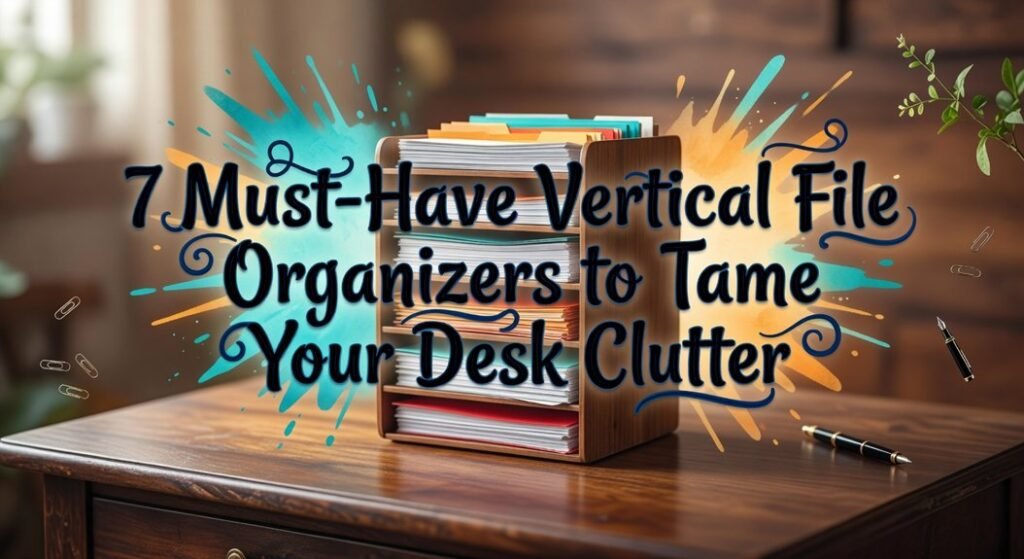 vertical desk file organizers