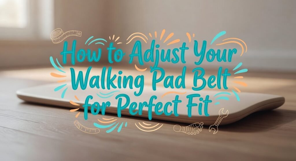 walking pad belt adjustment