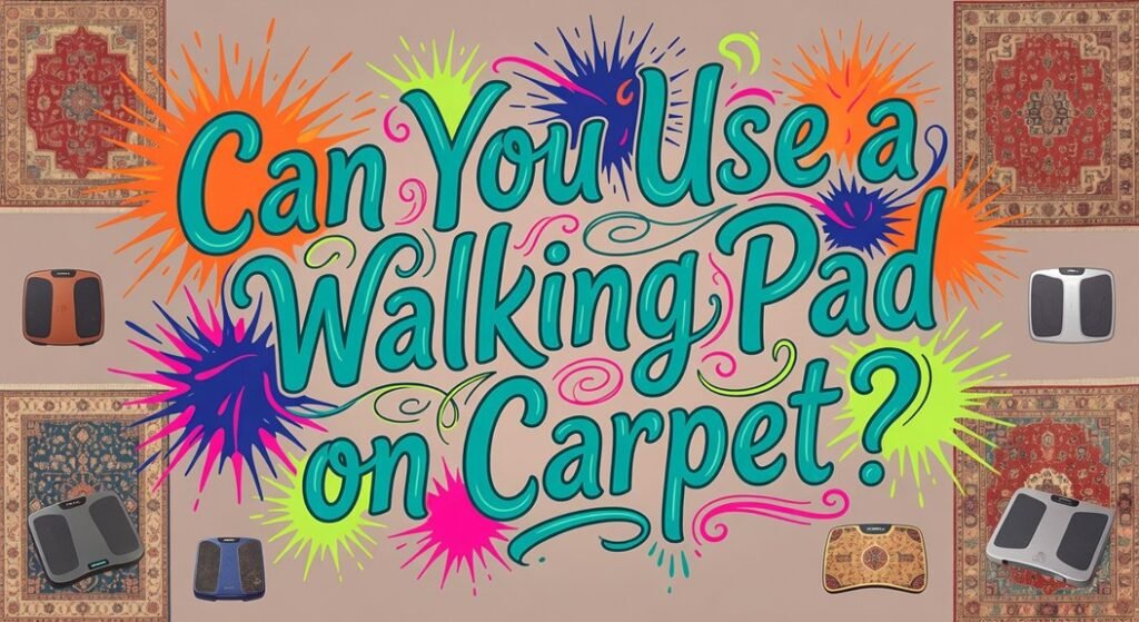 walking pad carpet compatibility check