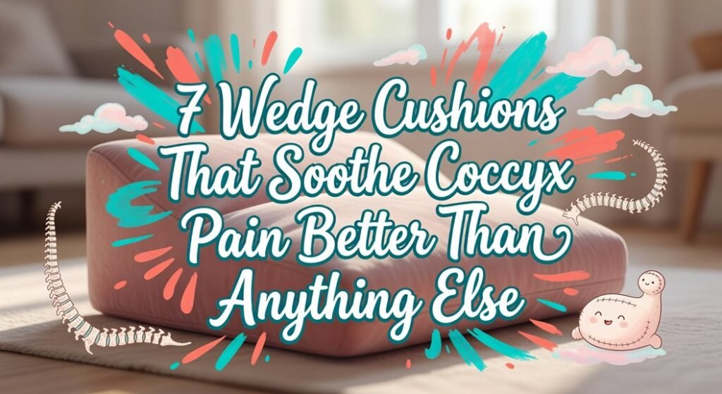 wedge cushions soothe coccyx