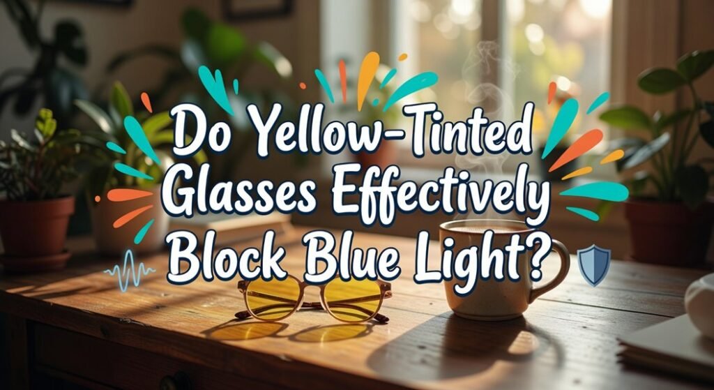 yellow glasses block blue