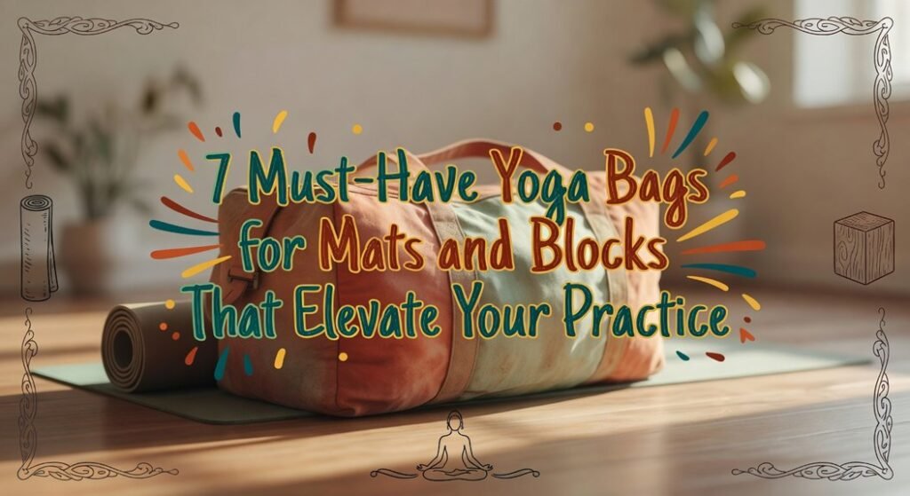 yoga mat and block bags