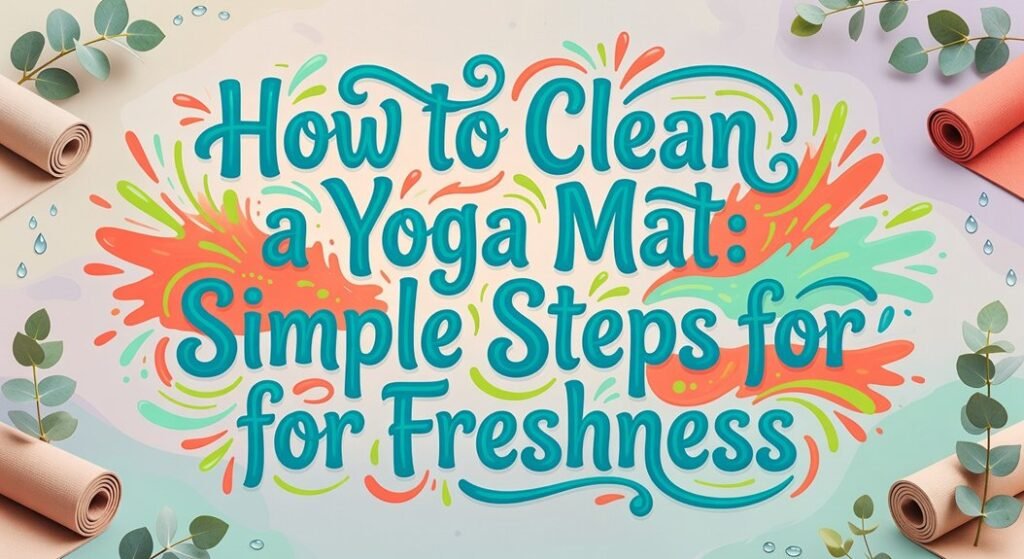 yoga mat cleaning instructions